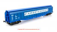 5027 Heljan IWB Cargowaggon number 33 80 279 7 664 in Slate Blue livery